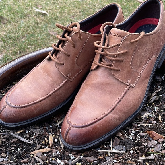 Rockport 11.5W two-toned tan/brown shoes - Picture 9 of 9